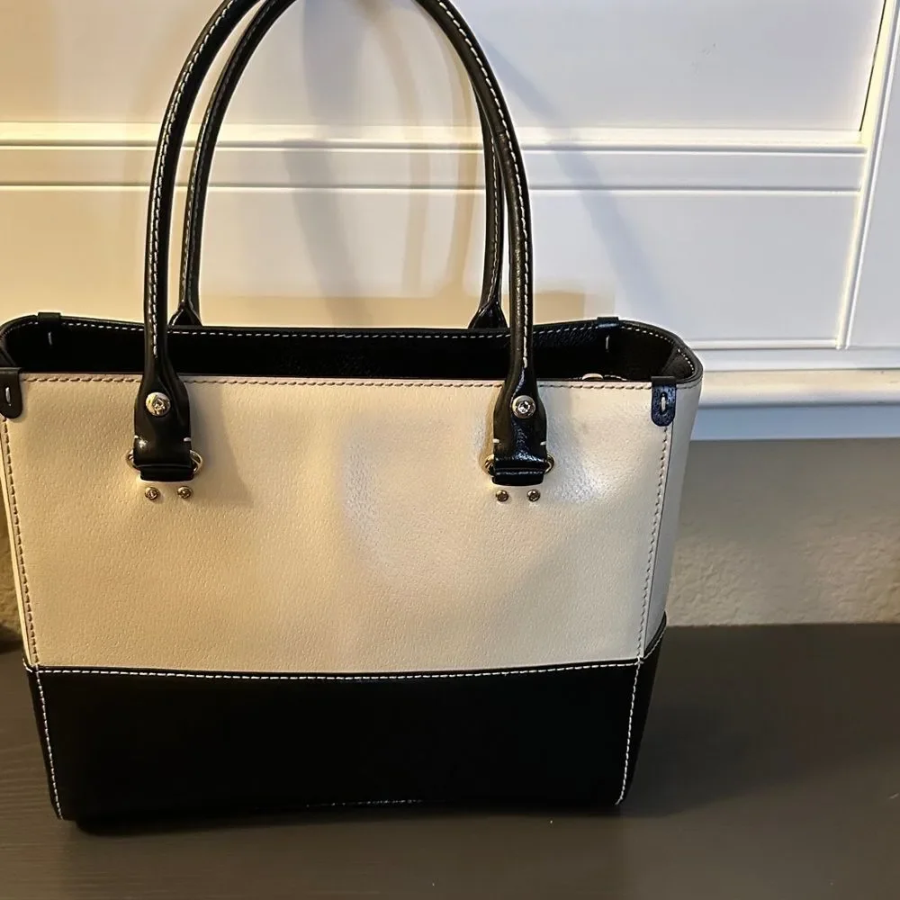 Kate Spade Black and White Tote
